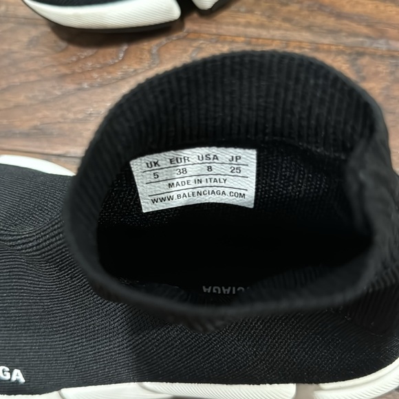 Authentic 2.0 RECYCLED KNIT SNEAKER WITH BICOLOR SOLE IN BLACK/WHITE - Picture 9 of 10